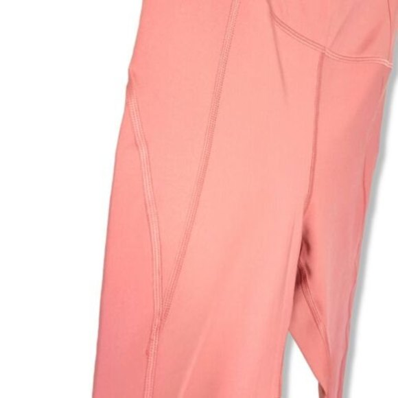 Girlfriend Collective Leggings Size Large High Rise Stretch Pink Sustainable - Picture 6 of 7